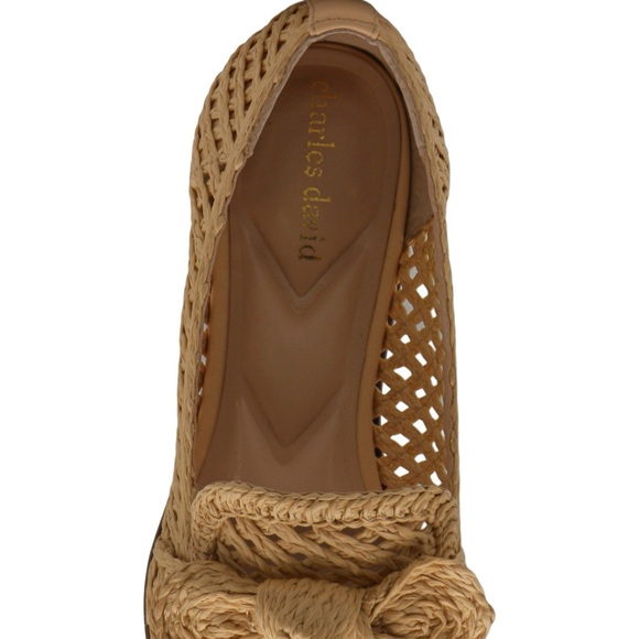 Charles David Women's Tan Woven Loafers - Picture 2 of 7